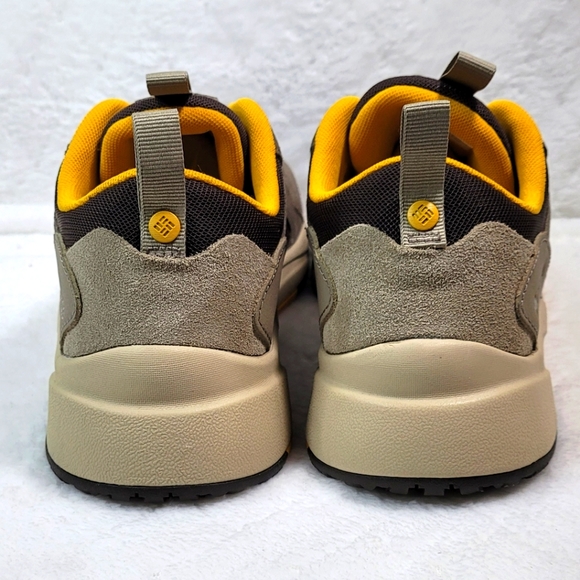 Columbia Mens Pivot Mid Waterproof Hiking Shoe Dark Grey Yellow Size 10 - Picture 3 of 11